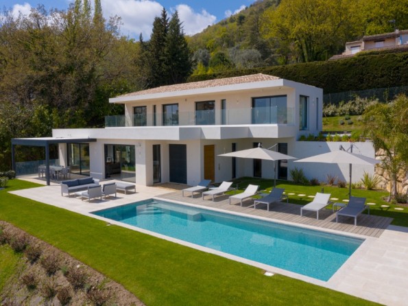 Villa and pool